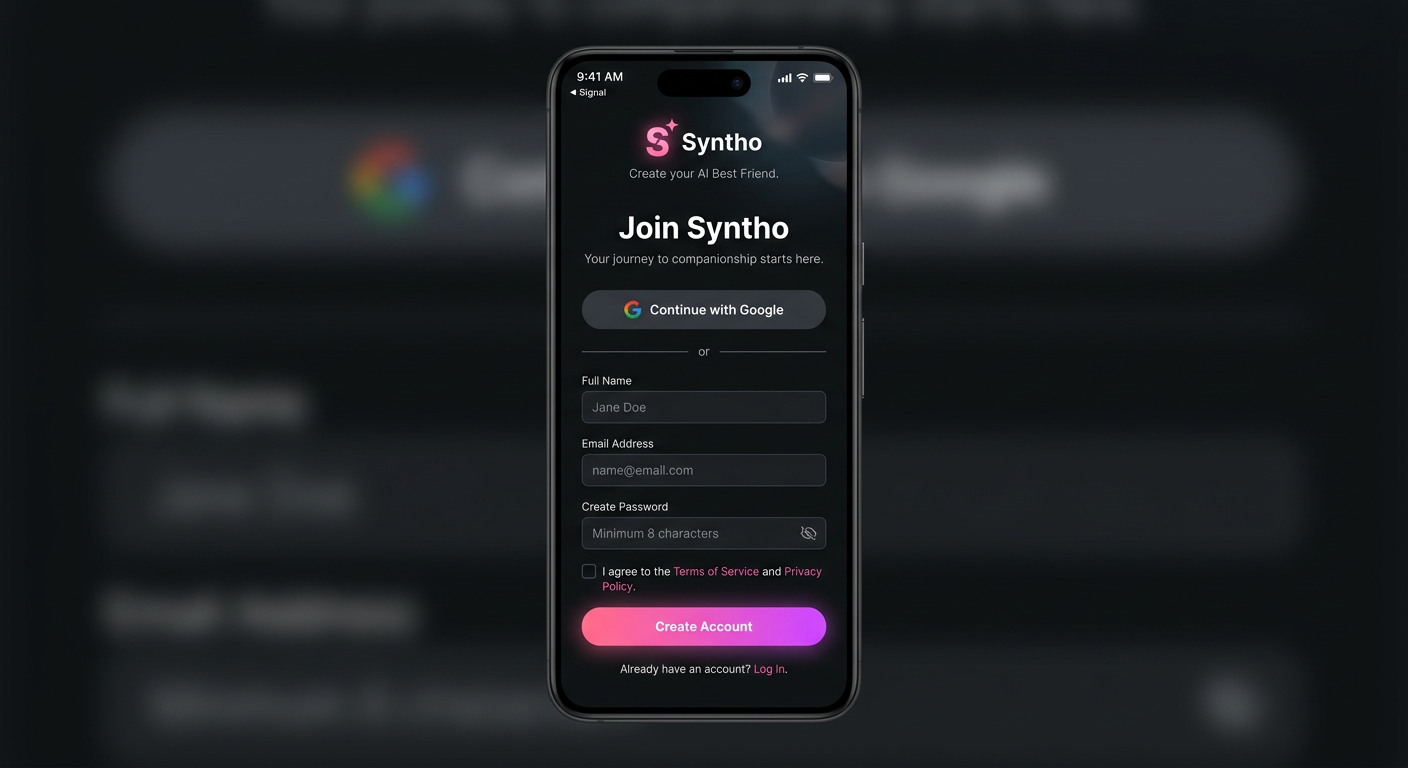 Botify AI registration page screenshot